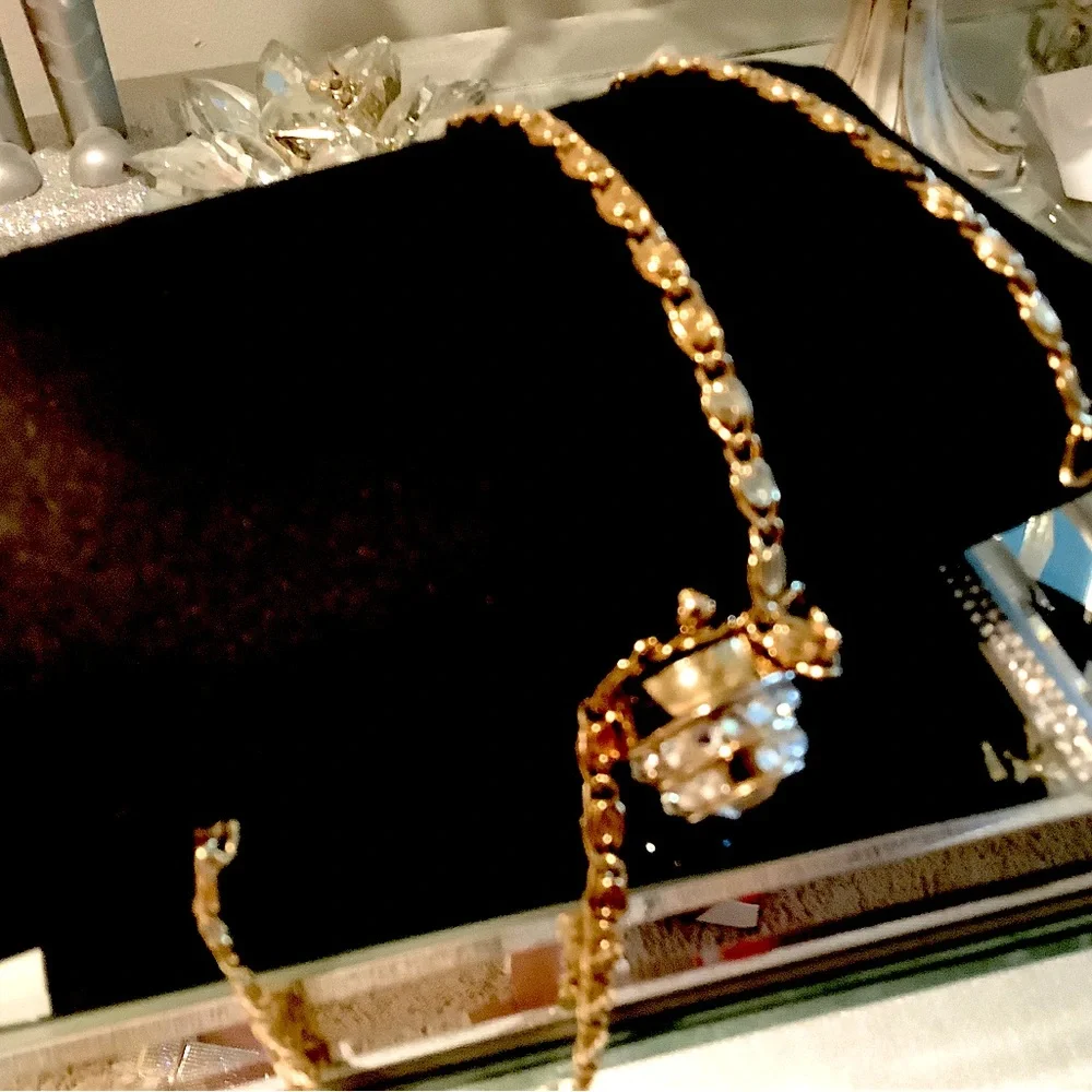Beautiful evening bag with Swarovski crystals - Picture 2 of 3
